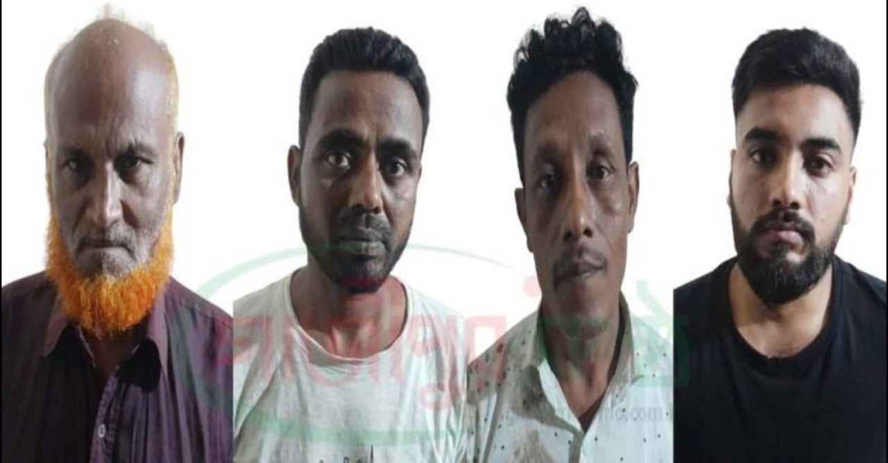 কালীগঞ্জে জুয়ার আসরে পুলিশের অভিযান, গ্রেপ্তার ৪ জুয়াড়ি