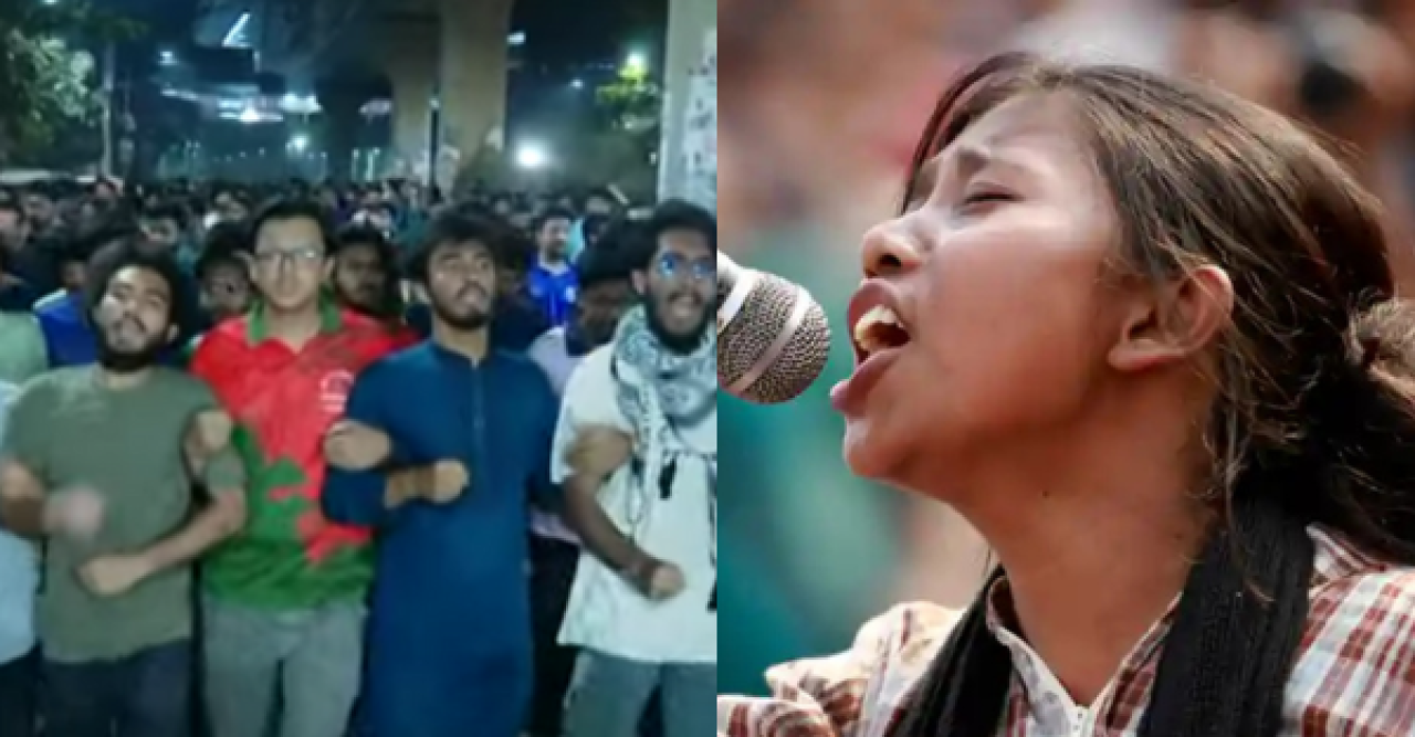 ঢাকা বিশ্ববিদ্যালয়ে মধ্যরাতের আন্দোলন: লাকি আক্তারের গ্রেপ্তারের দাবি শিক্ষার্থীদের