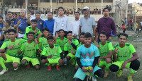 নোয়াখালীতে বঙ্গবন্ধু গোল্ডকাপ ফুটবল টুর্ণামেন্টের উদ্বোধনী ম্যাচে বেগমগঞ্জ উপজেলা ২গোলে জয়ী