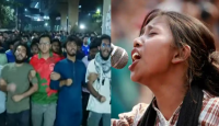 ঢাকা বিশ্ববিদ্যালয়ে মধ্যরাতের আন্দোলন: লাকি আক্তারের গ্রেপ্তারের দাবি শিক্ষার্থীদের